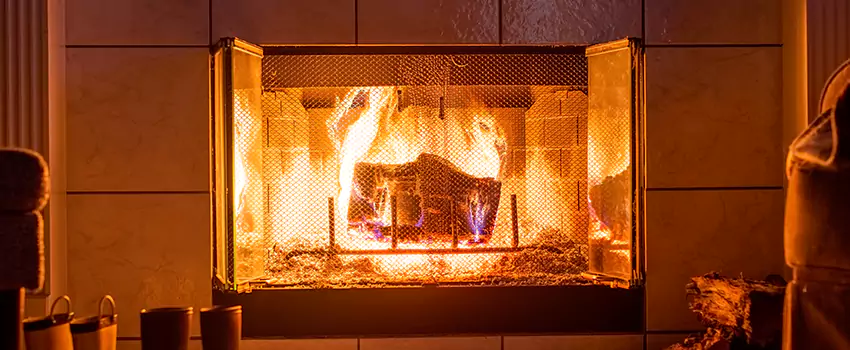 Mendota Hearth Landscape Fireplace Installation in Lebanon, Tennessee